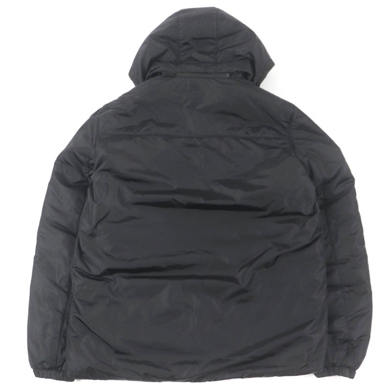 Prada 2024 Sgn955 Triangle Logo Re-nylon Puffer Jacket Down Jacket Black 50
