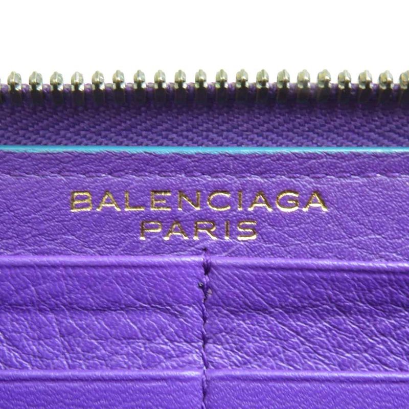 Balenciaga Round Zipper Long Wallet