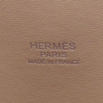 Hermes Bolide 35 Argile Silver Hardware Handbag Taurillon Cles Mance Women