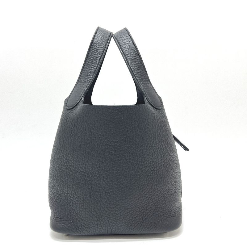 Hermes Handbag Picotin Lock PM Picotin Lock PM Taurillon Clemence Black