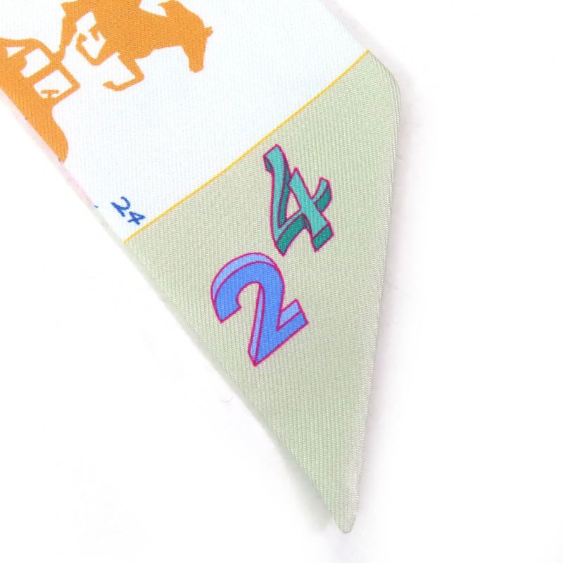 Hermes 064150s 07 Hermes Parade Hermes Parade 100% Silk Gris Pe Lou / Veil/jeann