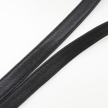 Chanel Logo Vintage Caviar Skin Black Ladies Tote Bag