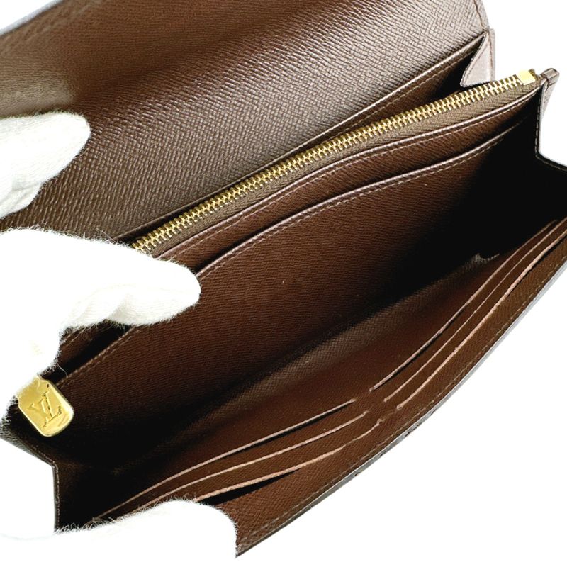 Louis Vuitton N63209 Damier Round Zipper Portefeuille-sarah Long Wallet Louis