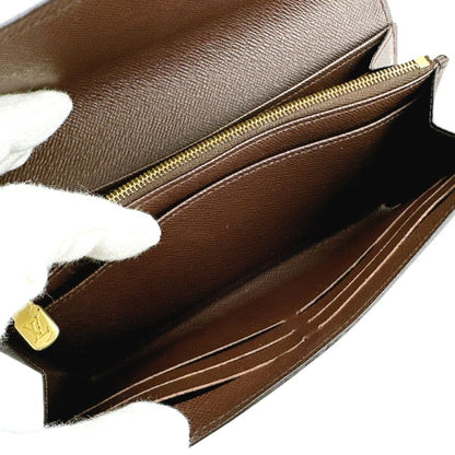 Louis Vuitton N63209 Damier Round Zipper Portefeuille-sarah Long Wallet Louis