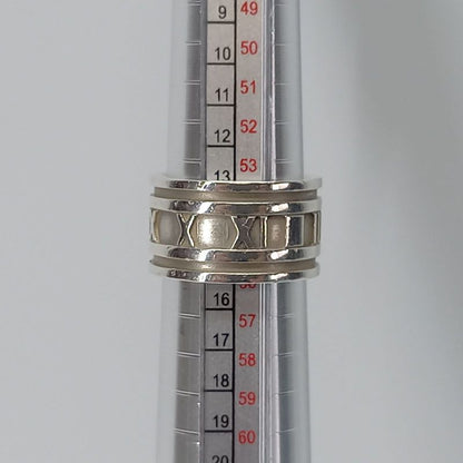 Size 14.5 11mm (0.43in) Atlas Ring 925 Silver Tiffany &co