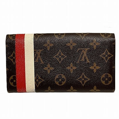 Louis Vuitton Monogram Portefeuille Sarah M60034 Bellboy Print Long Wallet