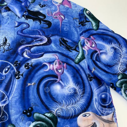 DIOR X Kenny Scharf All Obliked Short Sleeve Shirt Kim Jones Obliked Aloha