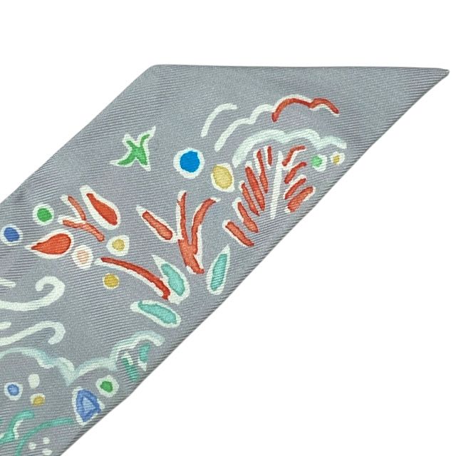 Hermes Scarf Twillie Scarf Isola Di Primavera Spring Island Accessories Silk