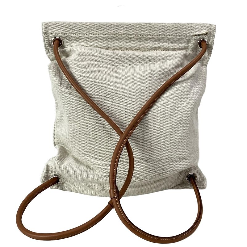 Hermes Backpack Sac Marine Cles X Gold Silver Hardware /2way/depth None