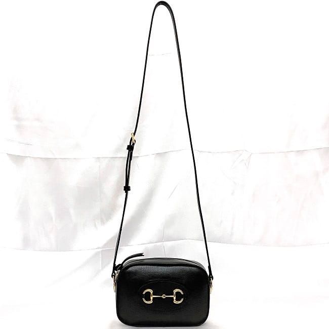 Gucci Shoulder Bag Black Horsebit 7601964