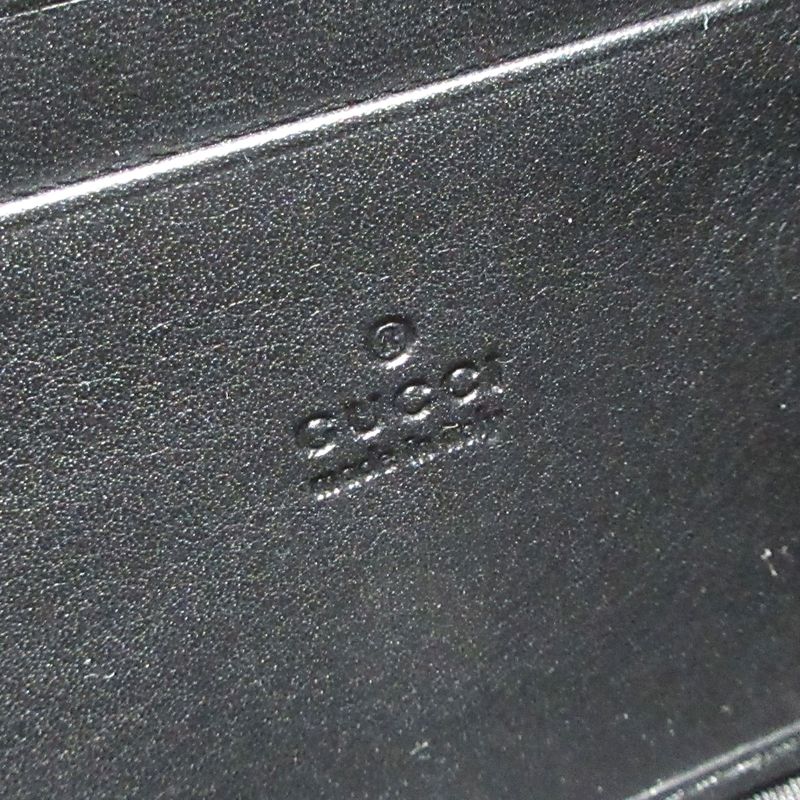 Gucci Wallet GG Marmont 474575 White And Black Chain Wallet Leather