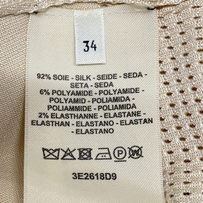 Hermes Long Sleeve Cut And Sewn Size 34 S Women - 3e2618d9 Ivory Crew Neck /