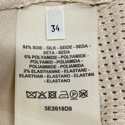 Hermes Long Sleeve Cut And Sewn Size 34 S Women - 3e2618d9 Ivory Crew Neck /