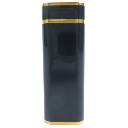 Cartier Lacquer Oval Logoed Gas Lighter Smoking Goods Navy Gold