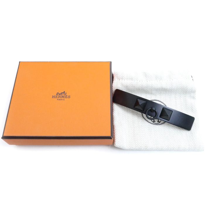 Hermes Aluminum Clous Medor GM Barrette H241030g Second Hand