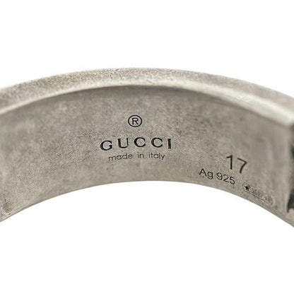 Gucci Ring Black Silver