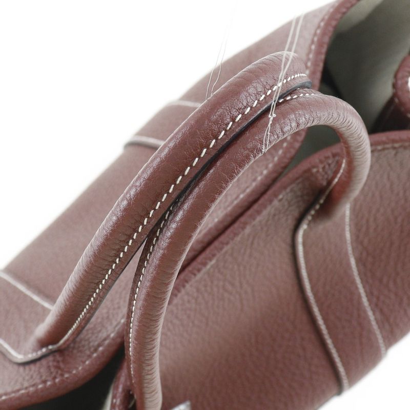 Hermes Garden Party TPM Country Rouge Ash Wine Red C Ladies Handbag