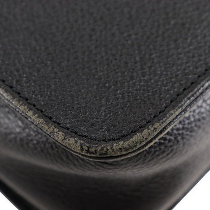 YVES Saint Laurent Yves Saint Laurent Y-stitch Calf Black Women's Shoulder Bag