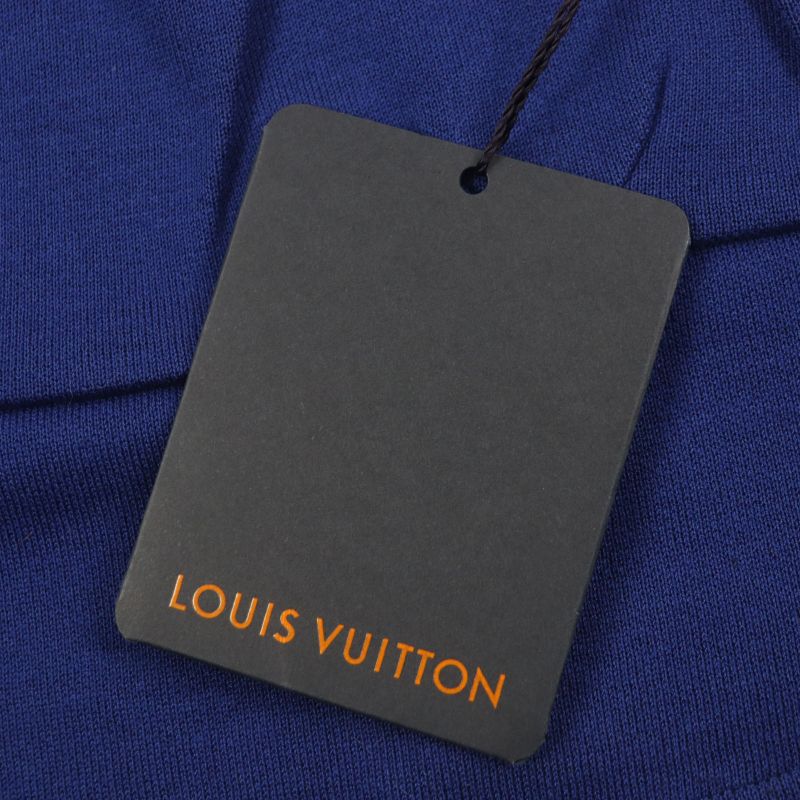  Louis Vuitton 19AW Jacquard Saik Ring Short Sleeve Half Zip T-shirt Short