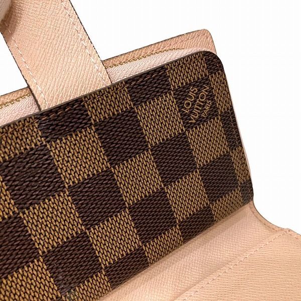 Louis Vuitton Damier Portefeuille Juliette N60380 Bifold Wallet For Women