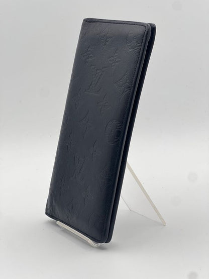 Louis Vuitton Long Wallet Monogram Shadow Portefeuille Blazer 39ga845