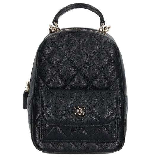 Chanel Matelasse Caviar Skin Chain Mini Backpack Men's