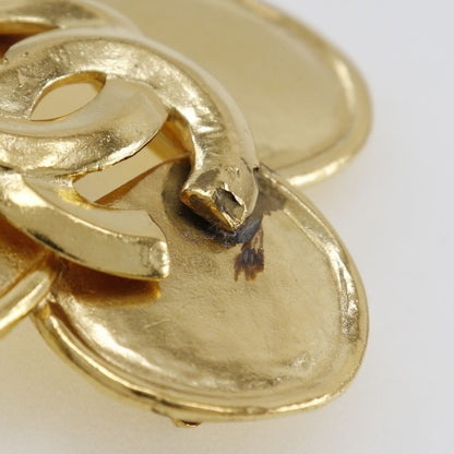 Chanel Clover Gold Plated 96P Ladies 28.8g Brooch