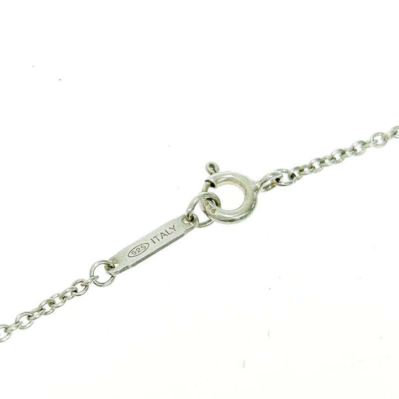 Tiffany & Co Silver Atlas Cube Necklace 6.9g 925 Engraved 445333 Necklace