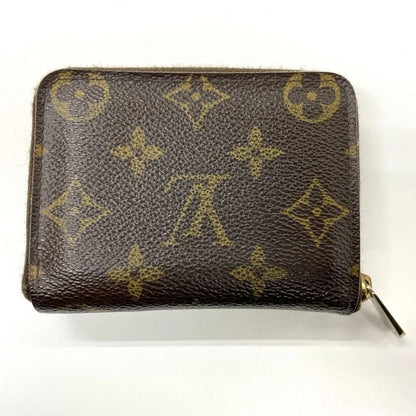 Louis Vuitton Monogram Zippy Coin Purse Zippy Wallet Round Zip Compact Wallet