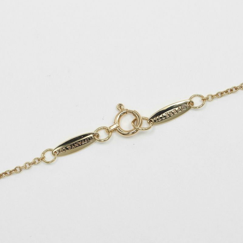 Tiffany & Co Bean 9mm (0.35in) Model 18K Yellow Gold Ladies 3.6g Necklace
