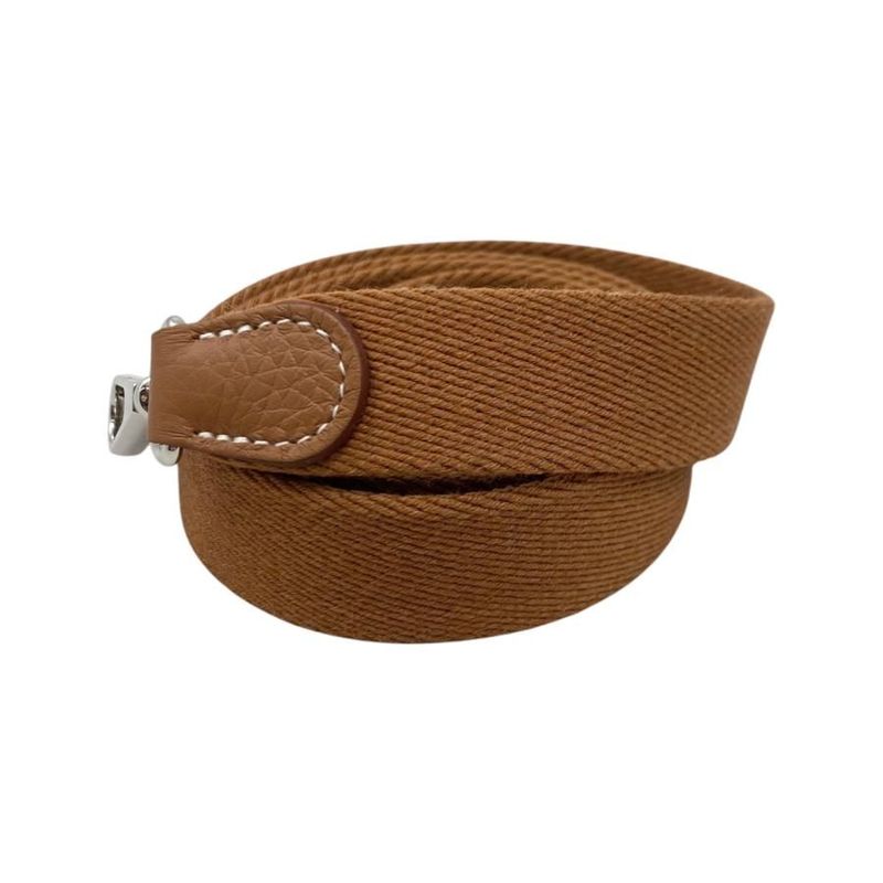 Hermes Shoulder Bag Evelyn TPM W Engraved Taurillon Clemence Gold Brown Silver