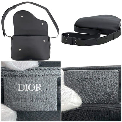 Christian Dior Messenger Bag Black Homme Saddle