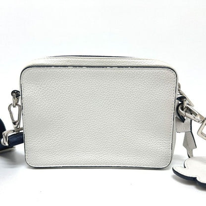 DIOR Shoulder Bag Dior X Stussy Collaboration Leather White