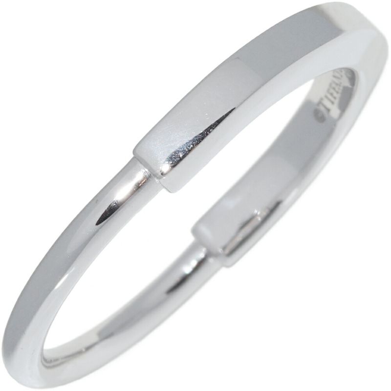 Tiffany & Co Ring 18K White Gold Lock Ring