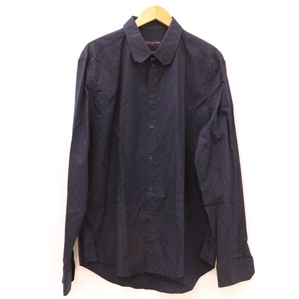 Louis Vuitton Virgil Abloh Monogram Long Sleeve Shirt Rm211e Zvu Hls41w Cotton