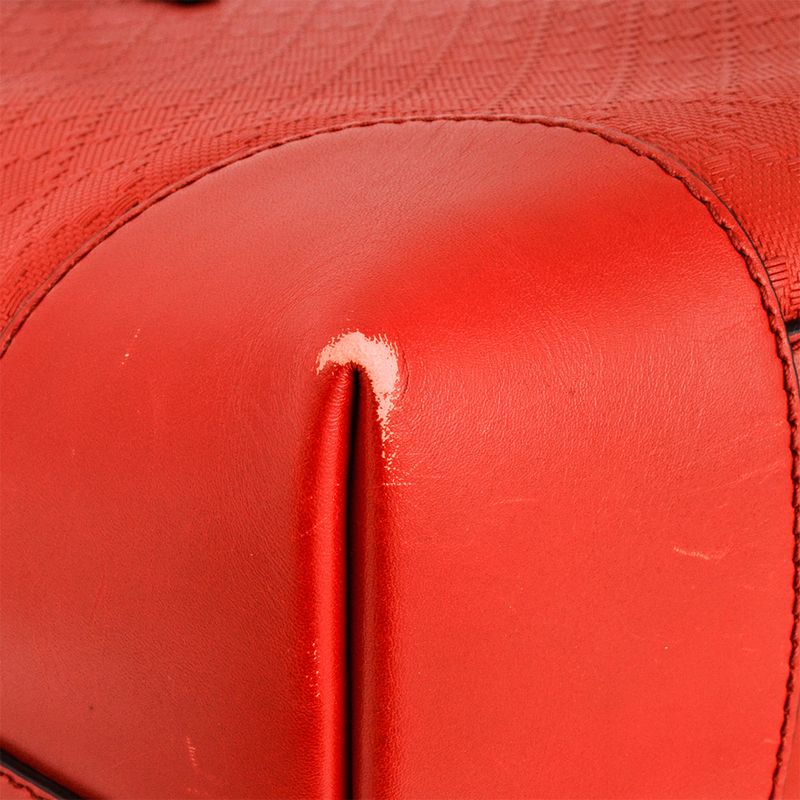 Gucci Diamante Lux Tote Bag 353397 Orange Gold Hardware Unisex