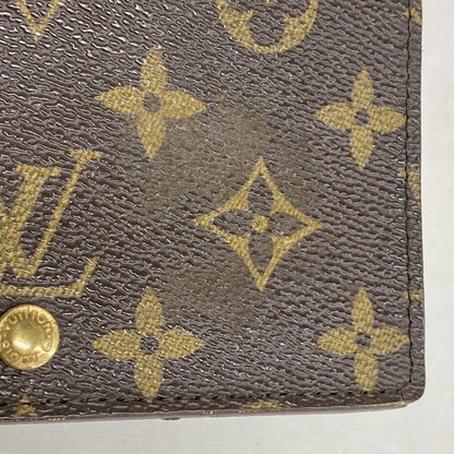 Louis Vuitton Wallet Monogram Porte Monnaie Zip M61735 Brown Ladies