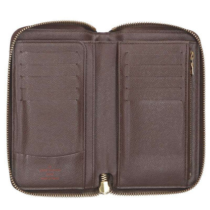 Louis Vuitton N60028 Zippy Wallet Damier Compact Round Zip Wallet Men's