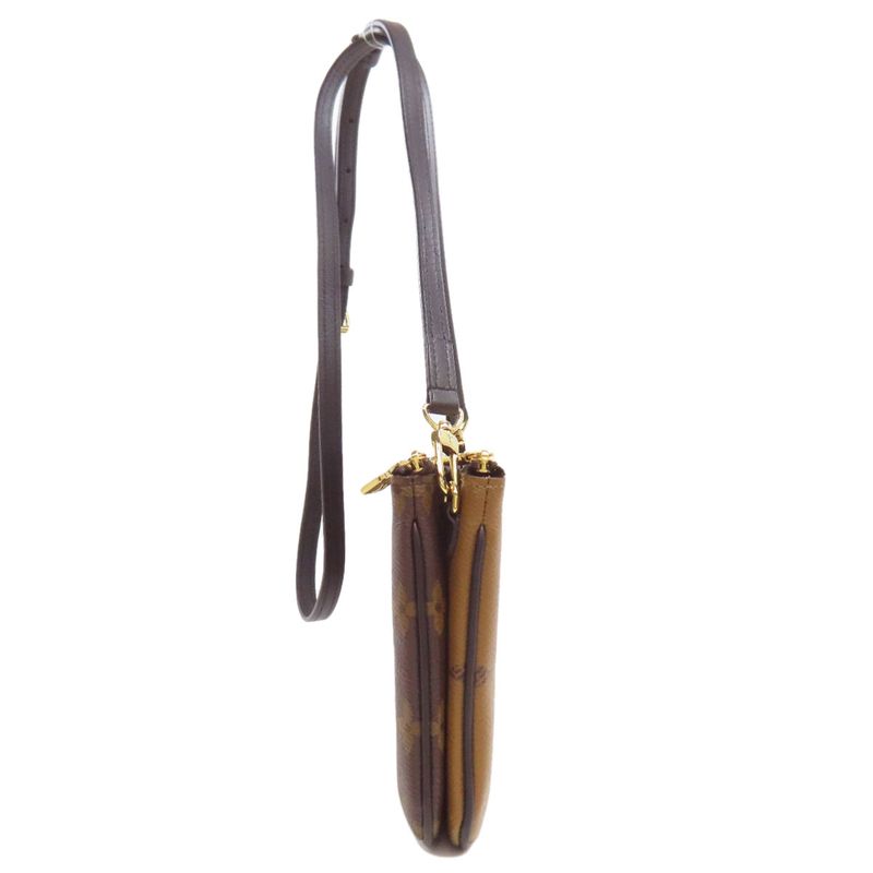 Louis Vuitton M69203 Pochette Double Zip Shoulder Bag Monogram Giant Women