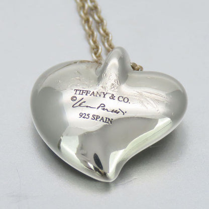 Tiffany & Co Necklace Curved Heart 925 Silver Approx 4.2g Silver Elsa Peretti