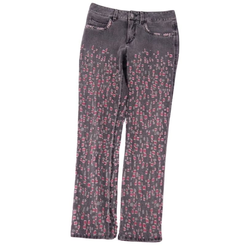 Chanel Trousers P40943 Black Denim Pants