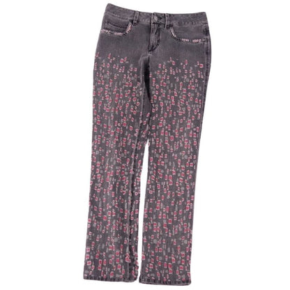 Chanel Trousers P40943 Black Denim Pants