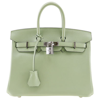 Hermes Birkin 25 Vorsluft Cricket Green Y Handbag