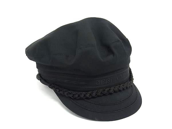 Christian Dior Christian Dior Greek Fisherman Cap Hat Size 58 Black Fc6122