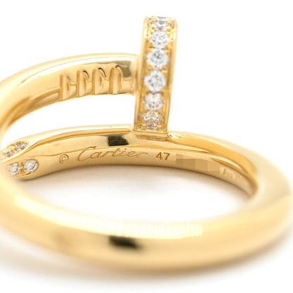 Cartier Ring Juste Un Clou Diamond 18k Yellow Gold Diamond Yellow Gold #47