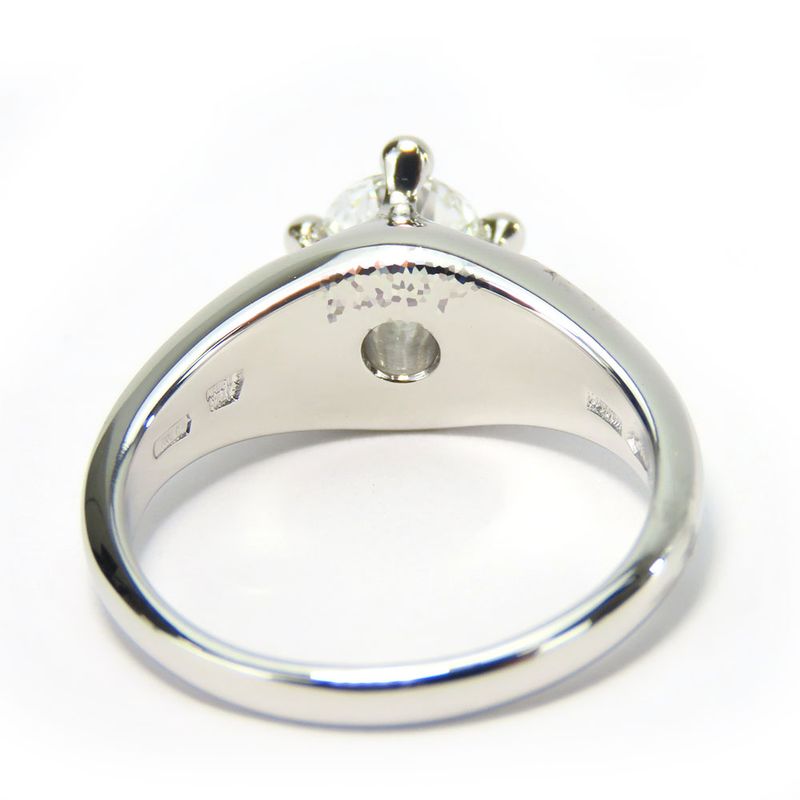 Bulgari Ring - Corona Solitaire Pt950 Diamond Approx 6.7g Platinum Jewelry 1P