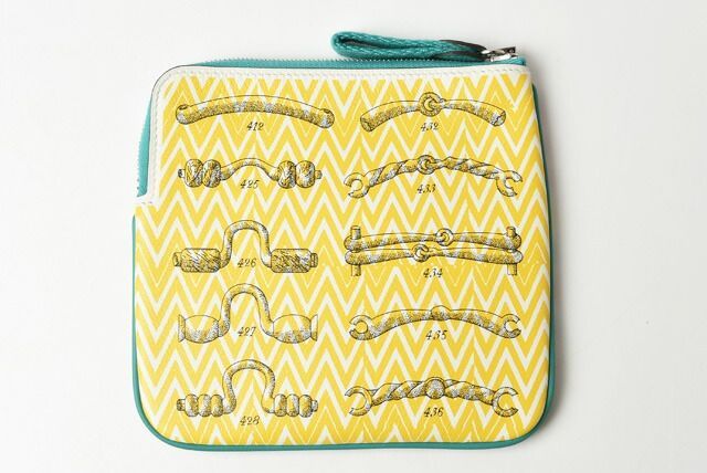 Hermes Pouch Multi Pouch Coin Case Hermes Carré Pocket Multicolor Naples Yellow