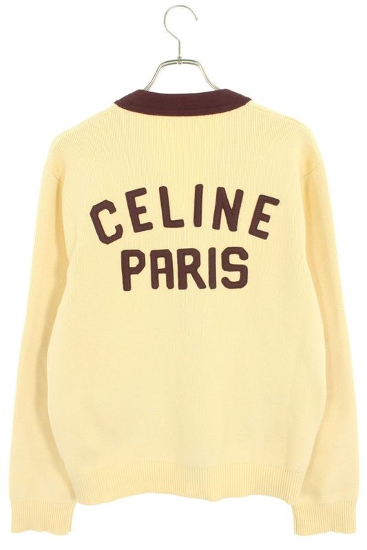 Celine 25SS Rv08i192w College Logo Cardigan Men's L