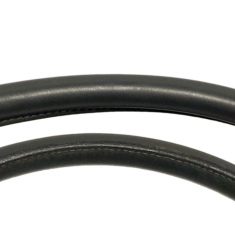 Dior/christian Dior Boston Bag Trotter Black And Gray Beige Leather