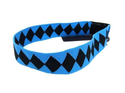 Prada 100% Polyester Headband Hair Accessory Blue And Black As9617